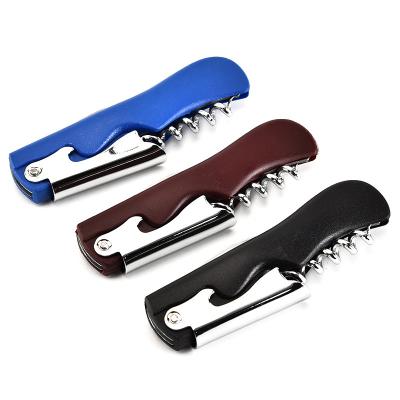 China Wholesale Viable Creative Multifunctional Wine Corkscrew Opener Box Stainless Steel Portable Beer Bottle Opener With Custom Logo for sale