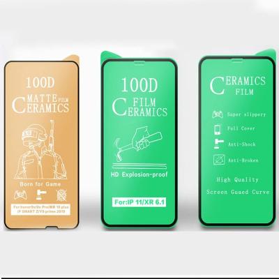 China Oppo Reno2 nano matte tempered glass ceramic film screen protector for iphone X 11 pro xs max 12mini max 12 pro for sale