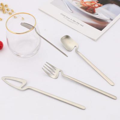 China Sustainable Manufacturers Customize Tableware New Design Knives Spoons Forks Cutlery for sale