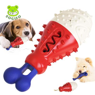 China Turkey Sustainable Safety Best Selling Amazon Material Leg Train Pet Chew Toys Bite Resistance Dog Teeth Clean Puzzle Grinding Toy for sale