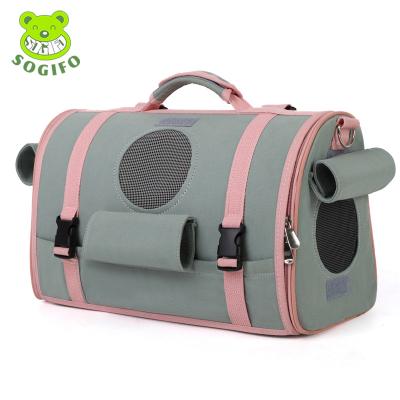 China 2022 Sogifo Amazon Cat Dog Backpack Outdoor Portable Pet Stored 2022 Hot Selling Breathable Comfortable Adjustable Bag for sale