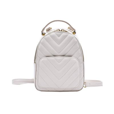 China Waterproof Hot Selling Female Popular Mini Women PU Leather Cute Small Backpacks Teen Girls Fashion Backpacks Lady Purses For Girls for sale