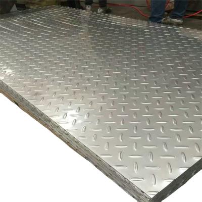 China Construction 304 316 430 2b Brushed Finish Embossed Checkered Stainless Steel Sheet Plate for sale