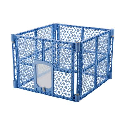 China Viable Popular Splicing Folding Pet Fence Two Way Dog Barrier Gate Plastic Dog Barrier for sale