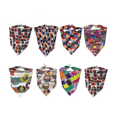 China Custom Collar Cat Dog Bandana Pet Bibs Scarf Logo Printed Pet Retractable High Quality Sublimation Triangle LEISURE LFDL for sale