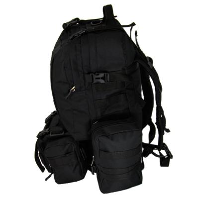 China camping & CAMPER Rise SURROUNDING MOLLE ASSAULT LARGE BLACK MILITARY TACTICAL BACKPACK for sale