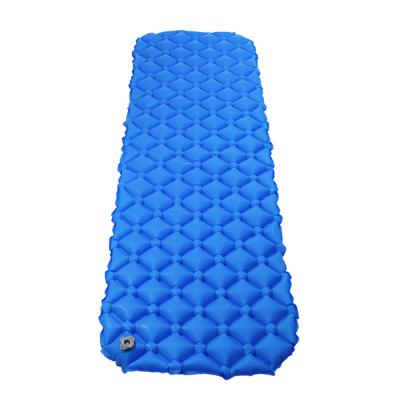 China Nylon Composite TPU OUTDOOR CAMPING HIKING INFLATABLE ULTRALIGHT WEIGHT CAir-SUPPORT PORTABLE COMPACT CELLS DESIGN MAT. CAMPING WITHOUT PILLOW for sale