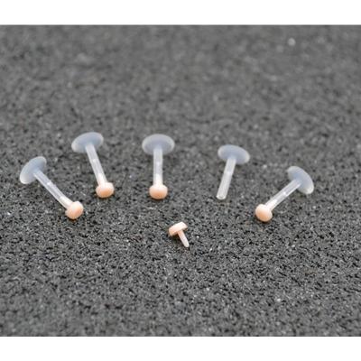 China FASHIONABLE LIP STOPS HIDING CLEAR lip bar RING STUD GAUGES for sale