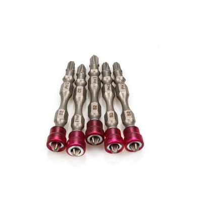 China Universal fit for all standard bit holders & Machine-- 65mm 1/4 Inch Hex Shank PH2 Drywall Screwdriver Bit For Drywall Plasterboard Plywood for sale