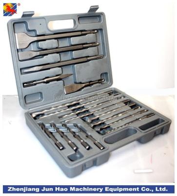 China Masonry Drilling 17 PCS SDS HAMMER DRILL AND CHISEL SET for sale