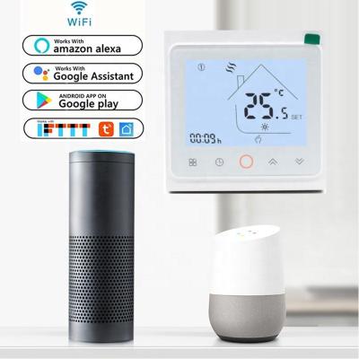 China Modern Smart Digital WIFI Tuya Google Alexa Floor Heating Thermostat for sale