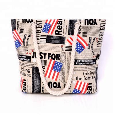 China Custom New Next Style American Stable Quality Tote Bag European and Beach Bag for sale