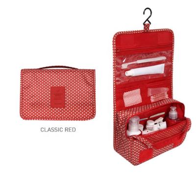 China New Style Fashion Travel Wash Gargle Bag Cosmetic Bag With Plastic Hook for sale