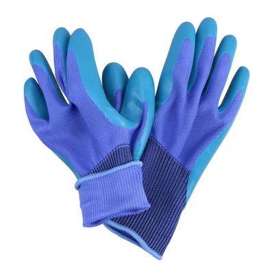 China General Purpose Industrial Gloves ECO Rubber Coated Nature Latex Safety Working Gloves for sale