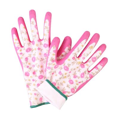 China General Purposes Latex Rubber Coated Gloves Gardening Gloves For Work Safety for sale