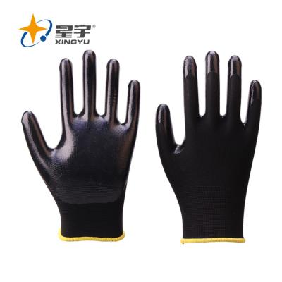 China General Purpose nbr Work Gloves Iron Mechanic Gloves Industrial Safety Work for sale