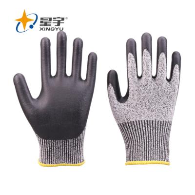 China General Purposes Firm Grip Work Gloves Cut Proof Gloves Micro Foam Nitrile Coated Gloves for sale