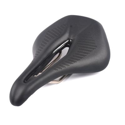 China Comfortable Mountain Bike Road Bike Leather Seat Bicycle Saddle Shock Absorber Women Men Pu Bike Saddle for sale