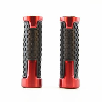 China Universal Wholesale Racer Vintage Rubber Motorcycle Handlebar Universal Motorcycle Handle Bar Hand Grips For Universal for sale