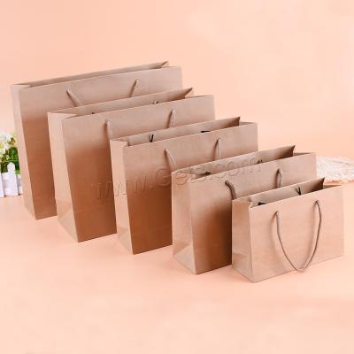 China Chinese Supplier Gift Rectangle Handled Shopping Paper Bag for sale