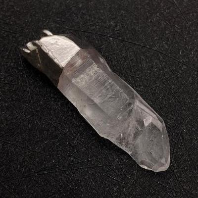 China CLASSIC DIY Jewelry Making Natural Quartz Clear Crystal Pendants Irregular Silver Color 1576054 for sale