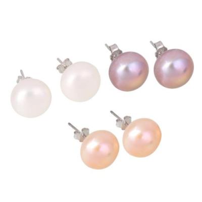 China Natural Hits In Women's Jewelry For 2023 Freshwater Pearl Earrings 925 Sterling Silver for sale