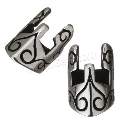 China Vintage Vintage Stainless Steel Charms For Bracelet Making 8x13x9mm DIY 1353698 for sale