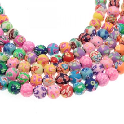 China 2020 Hot Sale Fashion Jewelry Ceramic Round Polymer Clay Beads 1458368 for sale