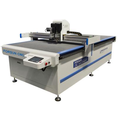 China Cheap Hotels CNC Oscillating Knife Cutting Machine CNC Router with CCD System and Oscillating Knife for sale