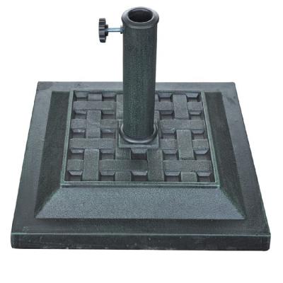 China Unique Modern High Quality Square Outdoor Patio Umbrella Garden Stand Bases for sale