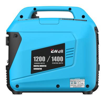 China Silent Type Generator Ewell Home Use 1.2kw Signal Alternator Gasoline Generator 2.6L for sale