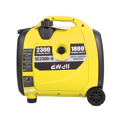 China Small Generator Supply Electric Power Ewell Gasoline Generator For Car Fuel Cell 2300W Inverter Generator Turbine for sale