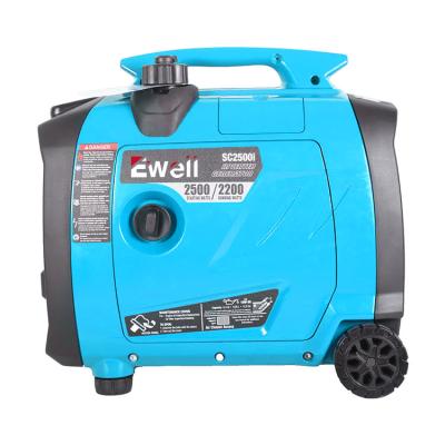 China Ewell Portable Gasoline 2.5KW Inverter Super Silent Portable Generator 2.6L for sale