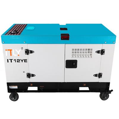 China Small Generator Supply Electric Power Ewell Diesel Engine Silent Single Cylinder Diesel 15kw Emergency Home Standby Generator for sale