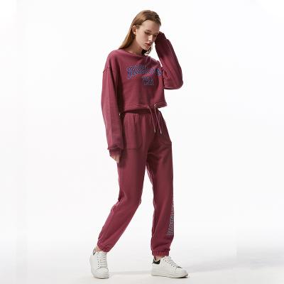 China Breathable Wholesale Women Shaping Clothing Crop Long Sleeve Tracksuits for sale