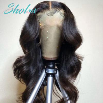 China Wholesale Original Body Wave Water Wave Wig With Thick Ends Full Lace Wig 100% Unprocessed Brazilian Virgin Human Hair Water Wave Wig for sale