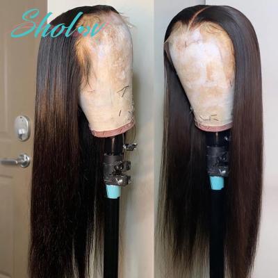 China Wholesale Cheap Raw Virgin Indian Silky Straight Wave Cuticle Aligned 100% Lace Frontal Human Hair Lace Wig Vendors Hair Front Wig With Baby Hair for sale