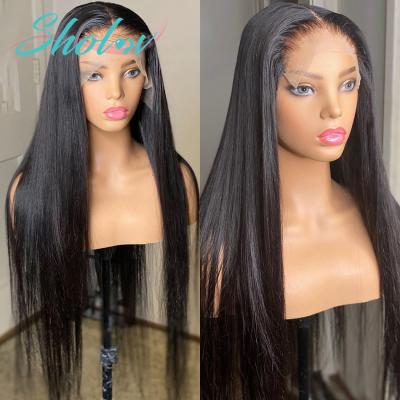 China Cambodian Raw Silky Straight Straight Seller Free Samples Human Hair Lace Front Wig With Baby Hair Factory Price Virgin Yaki Hair Wig Free Samples for sale