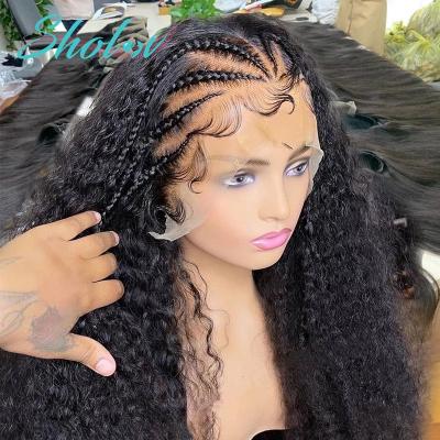 China Good Quality Curly Curly 10A Cuticle Aligned Virgin Curly Hair Wig Full 13*6 HD Mongolian Curly Hair Lace Frontal Wig Wholesale Price for sale