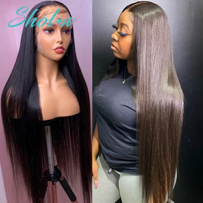 China Virgin Hair Brazilian Raw Swiss Lace Silky Straight Front Wig Cheap Hd Full Wave Closure Wig Hair For Black Women Seller for sale