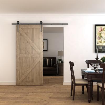 China Modern Sliding Barn Door Soft Closer Decorative Barn Door Roller Accessories Wooden Hardware for sale