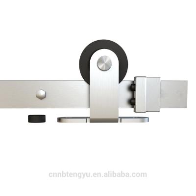 China American Modern Interior Sliding Iron Stainless Steel Barn Door Hardware for sale