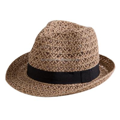 China Jazz Style Hollow Out Mesh Sun Dobby Summer Beach Men Women Unisex Wearable Hat for sale