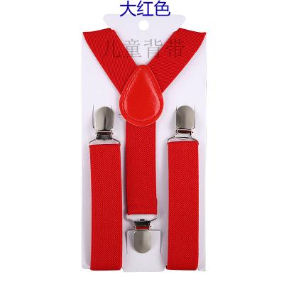 China Girls Toddler Baby Elastic Adjustable Suspenders Y-Back Design With Strong Metal Clips BD004 for sale