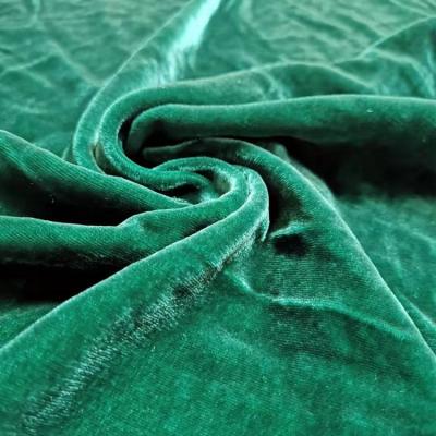 China Organic Traditional Breathable Soft Smooth Silk / Rayon Velvet Fabric For Evening Dress for sale