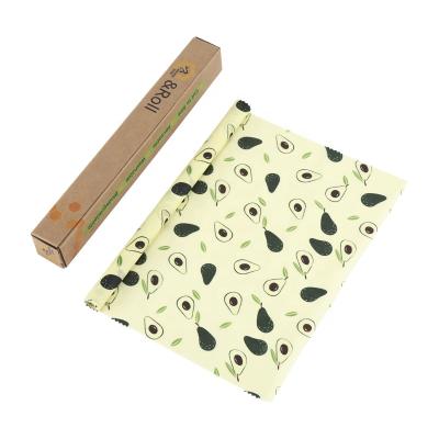 China Reusable Food Wrap REACH LFGB Test Beeswax Food Wraps Roll Extra Large for sale