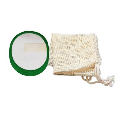 China Reuseable Reusable Washable Bamboo Cotton Makeup Removal Pads Remover for sale