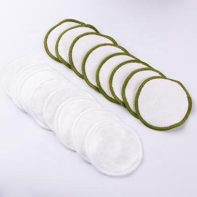 China Reuseable OEM Washable Reusable Eco-Friendly Makeup Remover Bamboo Pads for sale