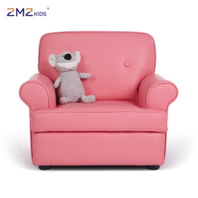 China Contemporary 2M2KIDS Drop Shipping Baby Seater Sofa High Quality Baby Soft Cute PU Kids Sofa Chair for sale