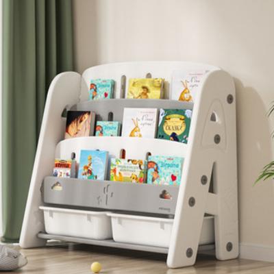 China Modern. Popular Children Book Rack Toy Chest Storage Plastic Kids Shelf Cabinets for sale